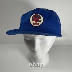 Buffalo Bills AJD Vintage Snapback Hat NFL Football Cap Blue Patch Trucker New