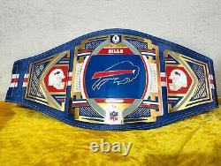 Buffalo Bills American Championship Belt Brass plates Adult Size