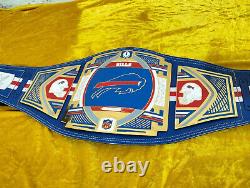 Buffalo Bills American Championship Belt Brass plates Adult Size