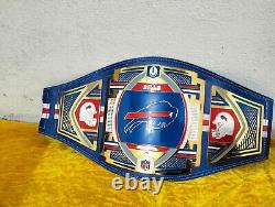 Buffalo Bills American Championship Belt Brass plates Adult Size