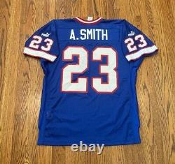 Buffalo Bills Antowain Smith Signed Vintage Puma Authentic NFL Football Jersey