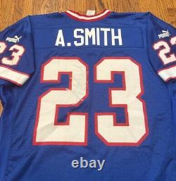 Buffalo Bills Antowain Smith Signed Vintage Puma Authentic NFL Football Jersey