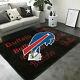 Buffalo Bills Area Rugs Living Room Bedroom Carpet Non-slip Mats Floor Mat Gifts