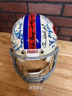 Buffalo Bills Autographed Signed Full Size Riddell Helmet NFL Alumni