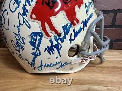 Buffalo Bills Autographed Signed Full Size Riddell Helmet NFL Alumni