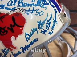 Buffalo Bills Autographed Signed Full Size Riddell Helmet NFL Alumni