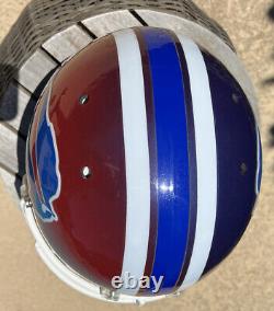 Buffalo Bills Beautiful Custom Paint full size large Schutt Air helmet Red Blue