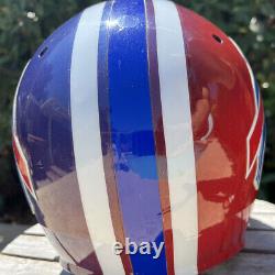 Buffalo Bills Beautiful Custom Paint full size large Schutt Air helmet Red Blue