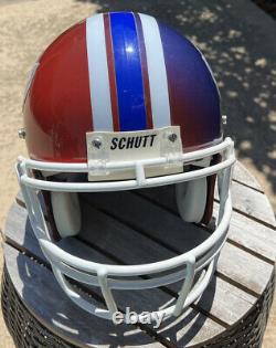 Buffalo Bills Beautiful Custom Paint full size large Schutt Air helmet Red Blue