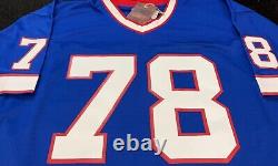 Buffalo Bills Bruce Smith Mitchell & Ness Royal 1990 NFL Legacy Jersey 44 Large