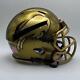 Buffalo Bills Custom Brushed Gold Hydro-dipped Mini Football Helmet