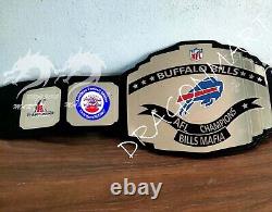 Buffalo Bills Championship Belt AFL Champion Football Super Bowl NFL 4mm Brass