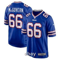 Buffalo Bills Connor McGovern Nike Men's Royal Official NFL Player Game Jersey
