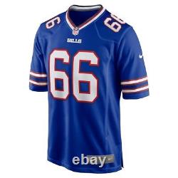 Buffalo Bills Connor McGovern Nike Men's Royal Official NFL Player Game Jersey