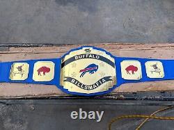 Buffalo Bills Customize Title Belt For True Fans, 2mm Brass Plates Adult Size