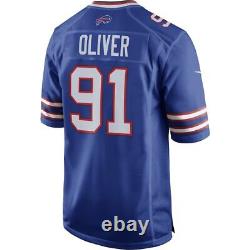 Buffalo Bills Ed Oliver #91 Nike Men's Royal Blue Official Player Game Jersey