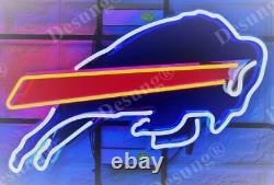 Buffalo Bills Football Club 20x16 Neon Sign Light Lamp With HD Vivid Printing