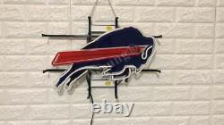 Buffalo Bills Football Club 20x16 Neon Sign Light Lamp With HD Vivid Printing