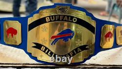 Buffalo Bills Football Team NFL Championship Belt Adult Size 2mm Brass Brand New