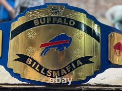 Buffalo Bills Football Team NFL Championship Belt Adult Size 2mm Brass Brand New