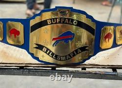 Buffalo Bills Football Team NFL Championship Belt Adult Size 2mm Brass Brand New