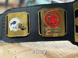 Buffalo Bills Football Team NFL Championship Belt Adult Size 2mm Brass Metal