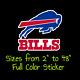 Buffalo Bills Full Color Vinyl Decal Hydroflask Decal Cornhole Decal 2