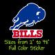 Buffalo Bills Full Color Vinyl Decal Hydroflask Decal Cornhole Decal 7