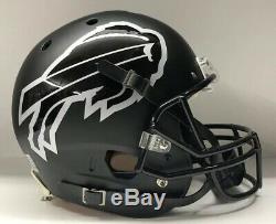 Buffalo Bills Full Size Authentic Schutt XP Football Helmet Custom Black Ice