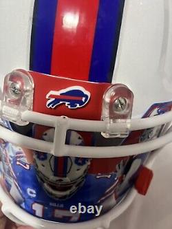 Buffalo Bills Full-Size Unsigned Riddell Speed Rep Fully Loaded Visor 3d Bumper