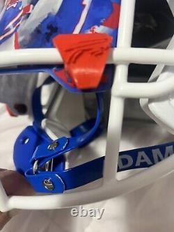 Buffalo Bills Full-Size Unsigned Riddell Speed Rep Fully Loaded Visor 3d Bumper