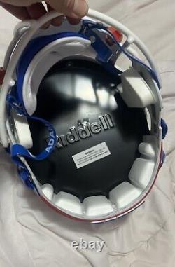 Buffalo Bills Full-Size Unsigned Riddell Speed Rep Fully Loaded Visor 3d Bumper