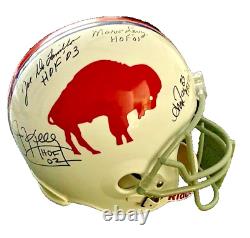 Buffalo Bills Full Sized Helmet Signed By 7 Hall Of Famers With Coa From Jsa