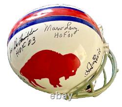 Buffalo Bills Full Sized Helmet Signed By 7 Hall Of Famers With Coa From Jsa