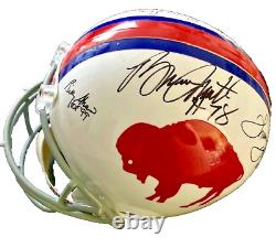 Buffalo Bills Full Sized Helmet Signed By 7 Hall Of Famers With Coa From Jsa