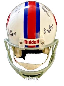 Buffalo Bills Full Sized Helmet Signed By 7 Hall Of Famers With Coa From Jsa