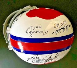 Buffalo Bills Full Sized Helmet Signed By 7 Hall Of Famers With Coa From Jsa