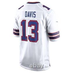 Buffalo Bills Gabriel Davis #13 Nike Men's White Official NFL Player Game Jersey