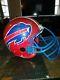Buffalo Bills Game Used Nfl Football Helmet 1990's Game Worn Riddell Bruce Smith