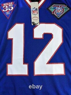 Buffalo Bills JIM KELLY #12 MITCHELL & NESS Authentic 1994 NFL Jersey Size Small