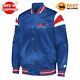 Buffalo Bills Jacket Royal Satin Vintage Bomber Varsity Jacket