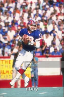 Buffalo Bills Jim Kelly Game Used Worn Football 2 Wristbands 1989 Season with COA