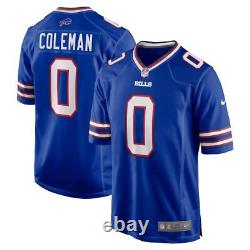 Buffalo Bills Keon Coleman #0 Nike Royal 2024 NFL Draft Official Game Jersey