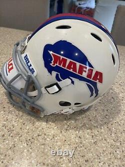Buffalo Bills Mafia Pro Authentic Riddell Revolution Helmet