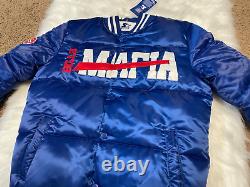 Buffalo Bills Mafia Starter Bubble Button Down Satin Men's Size Medium Jacket