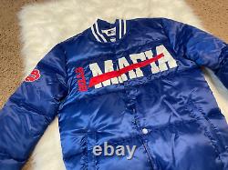 Buffalo Bills Mafia Starter Bubble Button Down Satin Men's Size Small Jacket