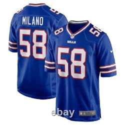 Buffalo Bills Matt Milano #58 Nike Men's Royal Official NFL Player Game Jersey