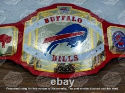 Buffalo Bills NFL Championship Belt Adult Size 2mm Brass