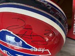 Buffalo Bills NFL Full Size Helmet Riddell VSR4 Travis Henry #20 Autographed