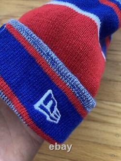 Buffalo Bills New Era knit pom hat beanie NFL OnField 100% AUTHENTIC RARE 2014